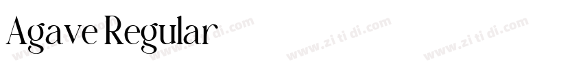 Agave Regular字体转换 Agave Regular字体转换
